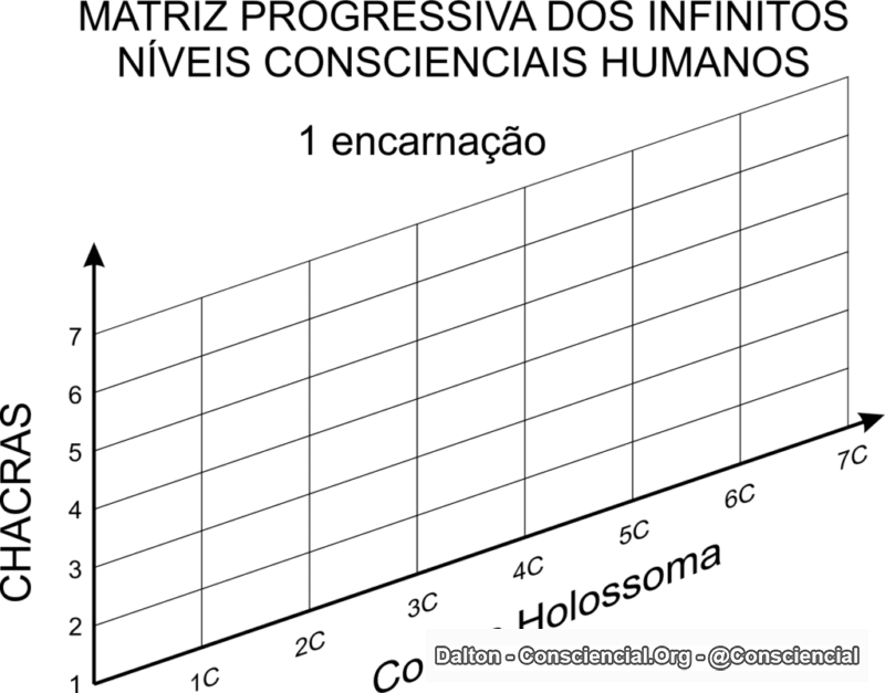 MATRIZ PROGRESSIVA DOS INFINITOS NÍVEIS CONSCIENCIAIS HUMANOS 1