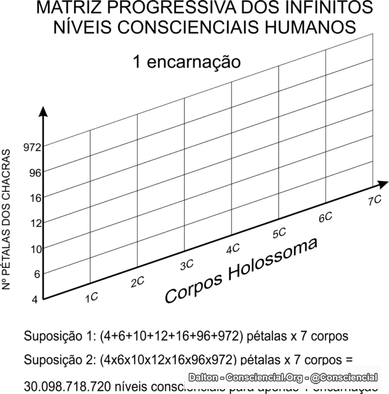MATRIZ PROGRESSIVA DOS INFINITOS NÍVEIS CONSCIENCIAIS HUMANOS 3