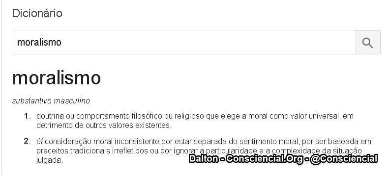 o moralismo é imoral