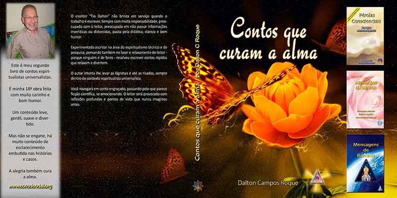 Livro Contos que curam a Alma - Dalton Campos Roque consciencial