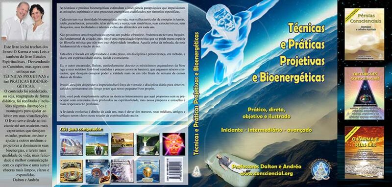 Livro Técnicas e Práticas Projetivas e Bioenergéticas Dalton Campos Roque consciencial