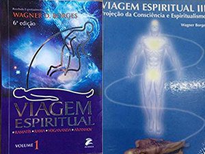 Livros Viagem Espiritual volume 1, 2 e 3 Wagner Borges impresso