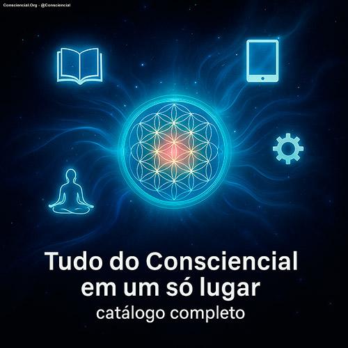 Catálogo completo Consciencial - livros cursos e serviços espiritualistas