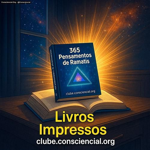 Livros impressos Consciencial - obras espiritualistas em papel, Ramatis, Dalton Campos Roque