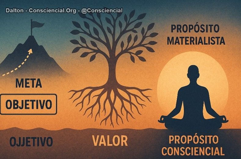 PROPÓSITO, METAS, VALORES E OBJETIVOS DISTINÇÕES FUNDAMENTAIS ENTRE O EGO E A CONSCIÊNCIA