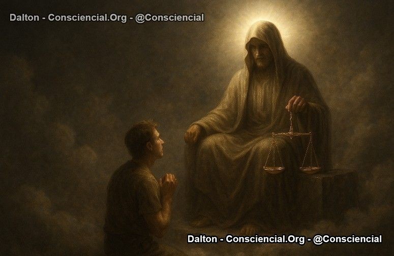 NINGUÉM ESCAPA DA COLHEITA O CONSELHO KÁRMICO ACOMPANHA CADA SEMENTE.