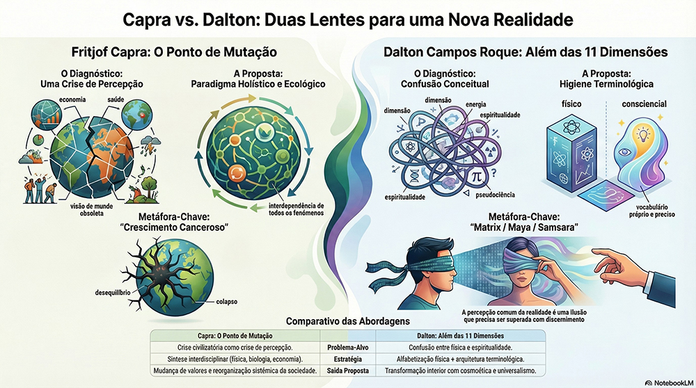 COMPARANDO OBRAS O PONTO DE MUTAÇÃO X ALÉM DAS 11 DIMENSÕES