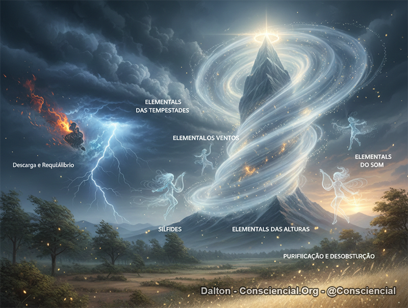 NOMES E FUNÇÕES DOS ELEMENTAIS DO AR