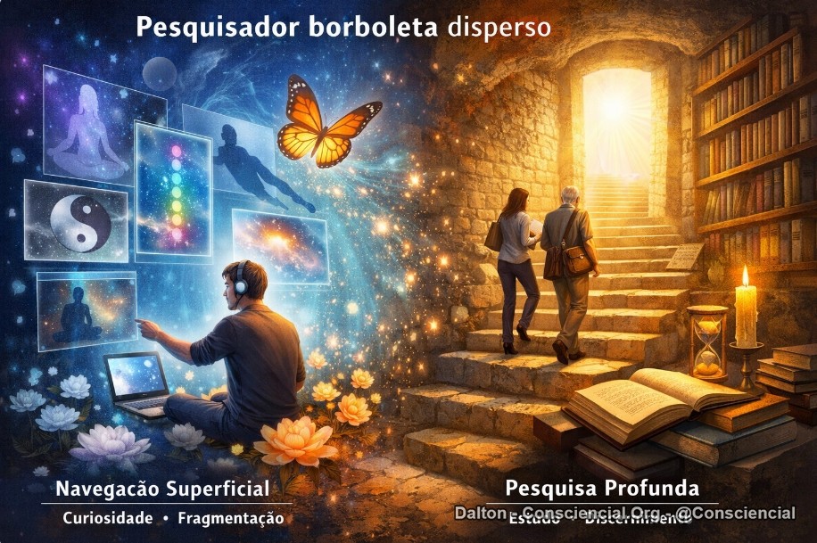 OS PERIGOS DO ESPIRITUALISTA QUE SÓ PESQUISA NA WEB