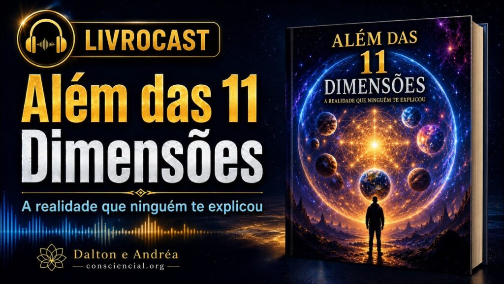 LivroCast obra Além das 11 Dimensões: a realidade que ninguém te explicou