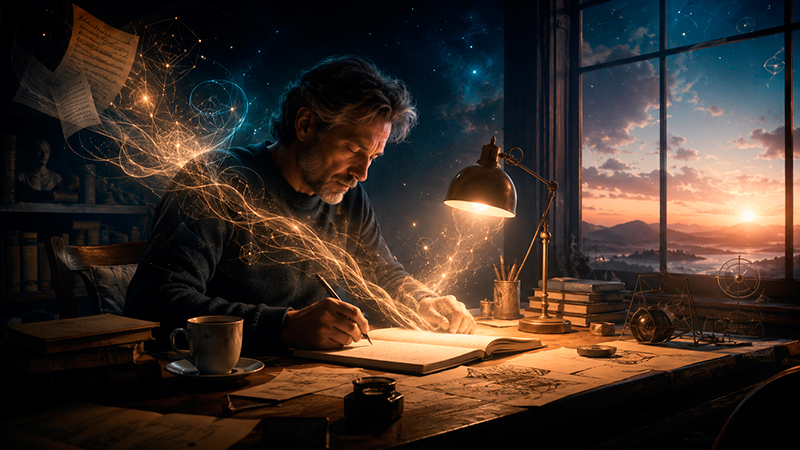 ESCRITOR CONSCIENCIAL, MUITO ALÉM DE QUALQUER LITERATURA