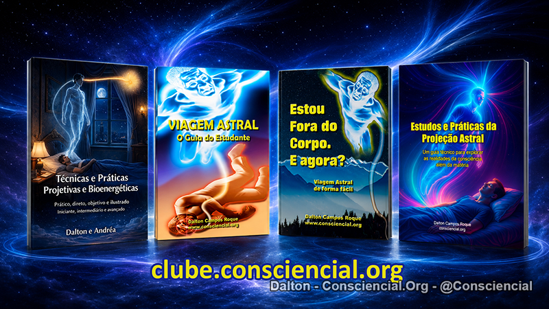 A CONSCIÊNCIA ALÉM DO CORPO: PERCEPÇÃO, LIBERDADE E PLASMAGEM NO PLANO ASTRAL 1 PROJEÇÃO ASTRAL - 4 OBRAS