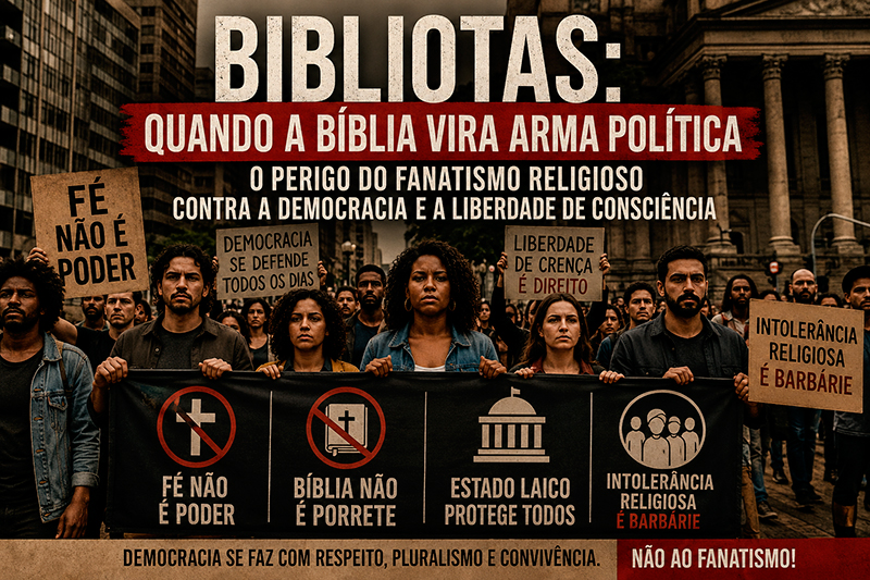 BIBLIOTAS IDIOTAS QUE LEEM A BIBLIA UM PERIGO PARA O CONVIVIO CIVILIZADOX