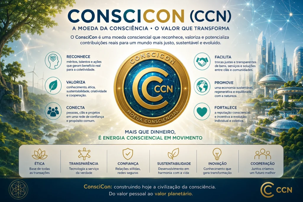 CONSCICON (CCN) UMA PROPOSTA DE MOEDA CONSCIENCIAL PARA UMA CIVILIZAÇÃO EM TRANSIÇÃO