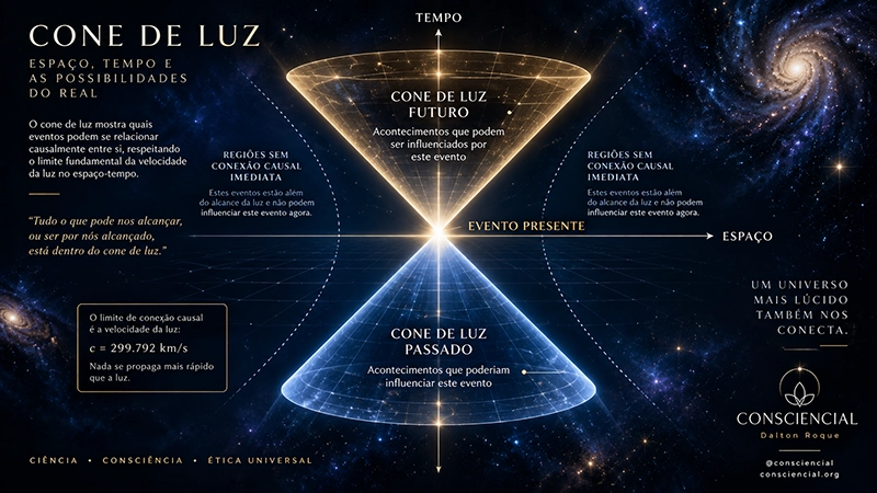 cone de luz espaço-tempo