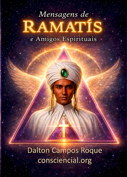 Capa de Mensagens de Ramatís e Amigos Espirituais