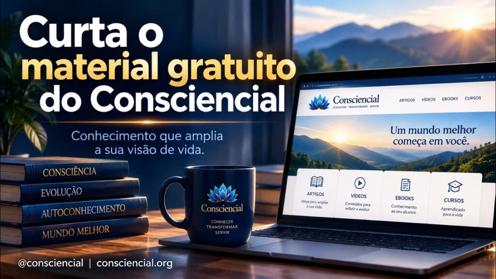 Curta o material gratuito do Consciencial