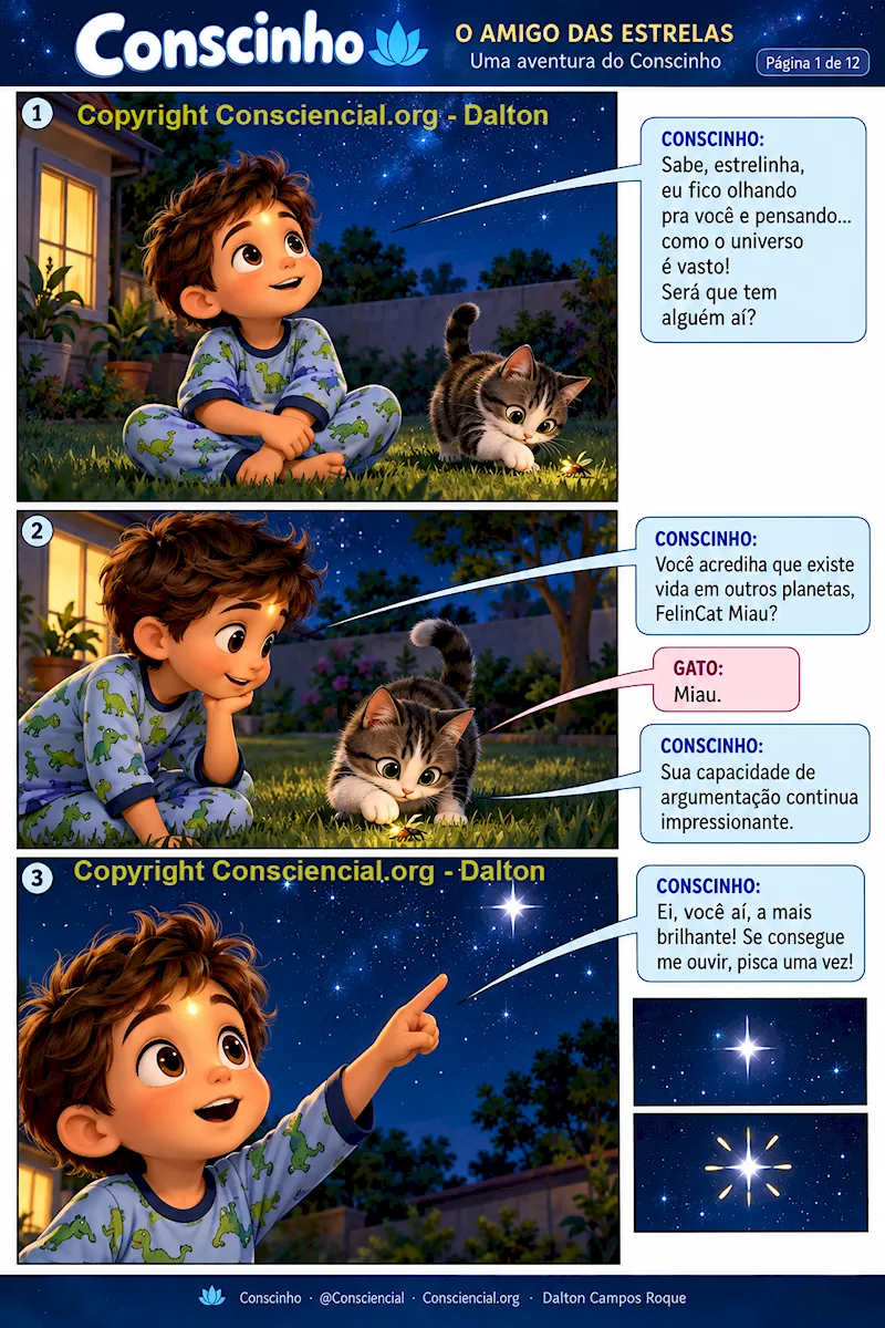 01_O Amigo das Estrelas – A primeira grande aventura do Conscinho em quadrinhos