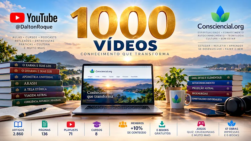 Celebração de 1000 Vídeos Conscienciais