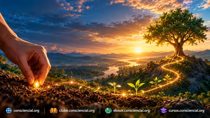 Karma, lei de causa e efeito, livre-arbítrio, consequências das escolhas, responsabilidade pessoal e evolução da consciência.